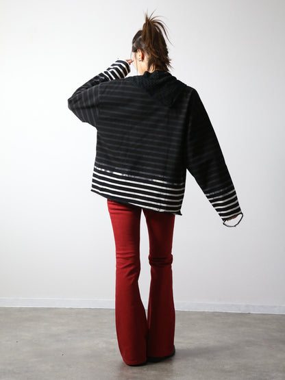 【アーカイブボブソン】フェードボーダーカットソー