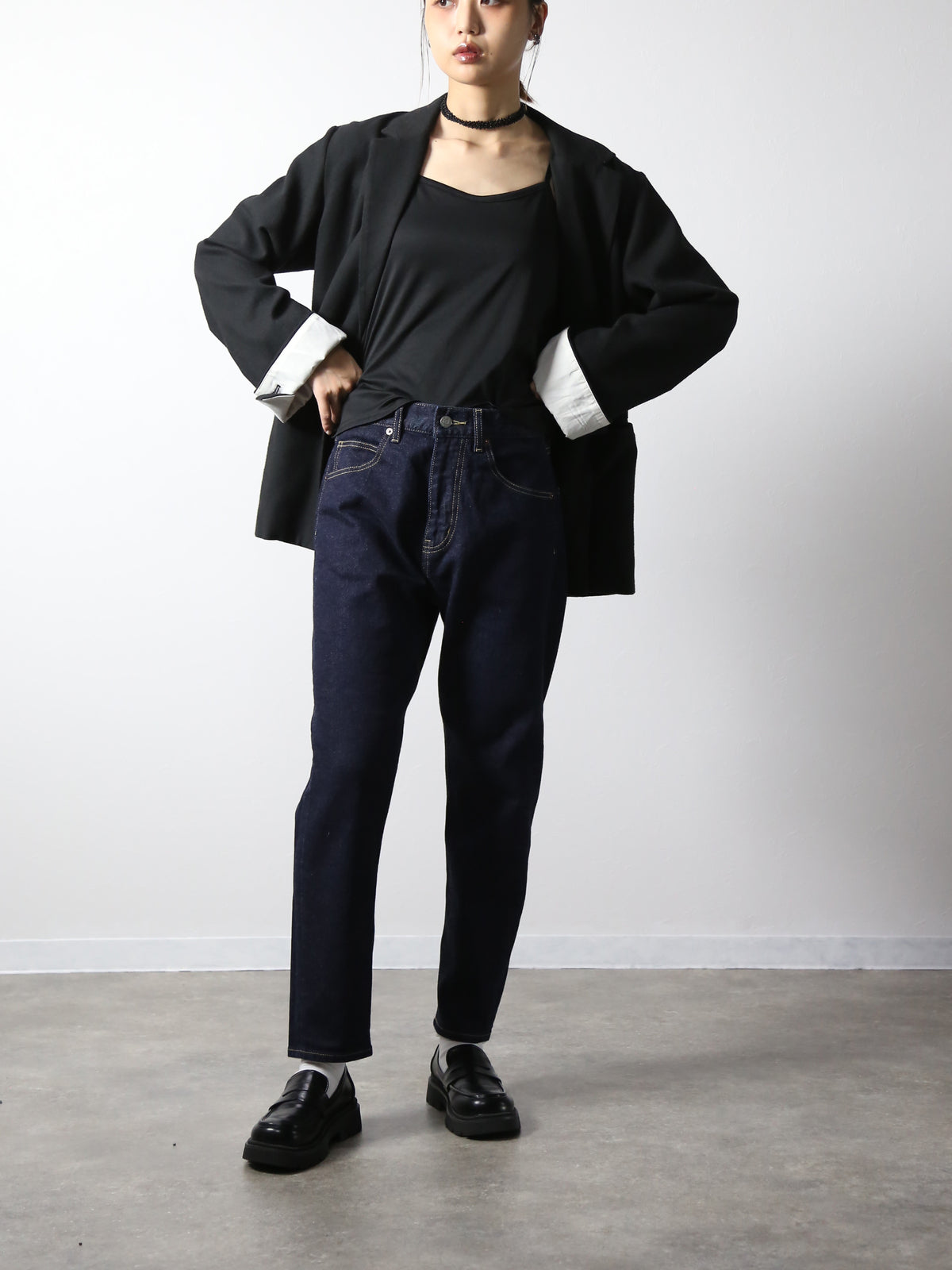 12.5oz ワイドフィットテーパードジーンズ　622型復刻　ワンウォッシュカラー/ユニセックス