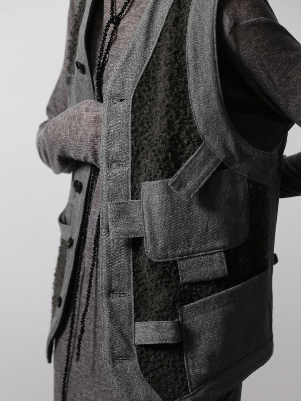 【アーカイブボブソン】ミックスボアベスト