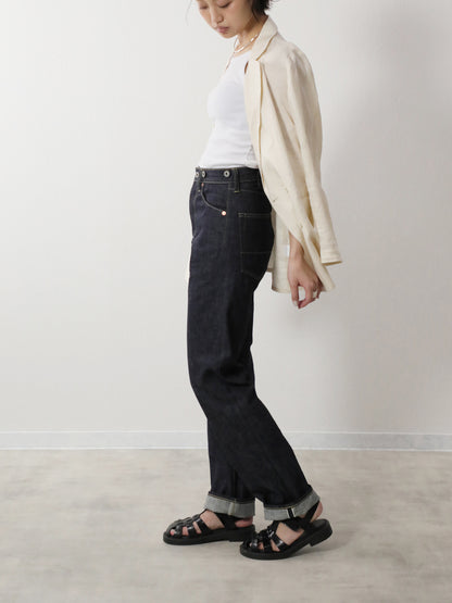 B-1969-XX-RR2011-004 【岡山産 セルビッチデニム】シンチバックジーンズ リジット CINCH BUCKLE SELVEDGE DENIM RIGID