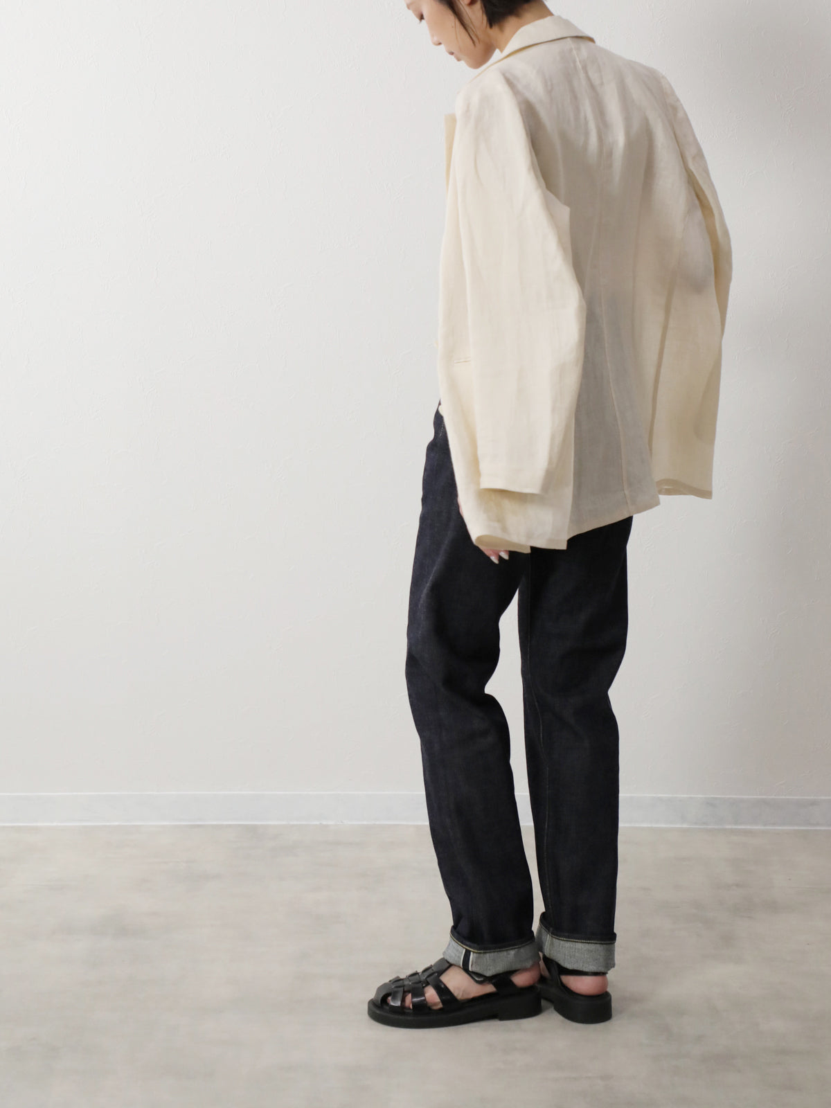 B-1969-XX-RR2011-004 【岡山産 セルビッチデニム】シンチバックジーンズ リジット CINCH BUCKLE SELVEDGE DENIM RIGID