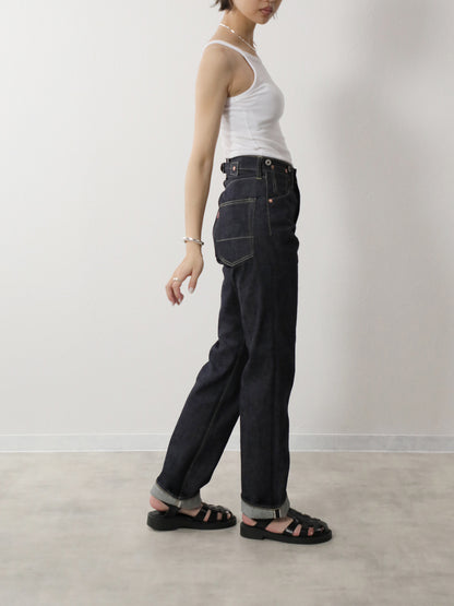 B-1969-XX-RR2011-004 【岡山産 セルビッチデニム】シンチバックジーンズ リジット CINCH BUCKLE SELVEDGE DENIM RIGID