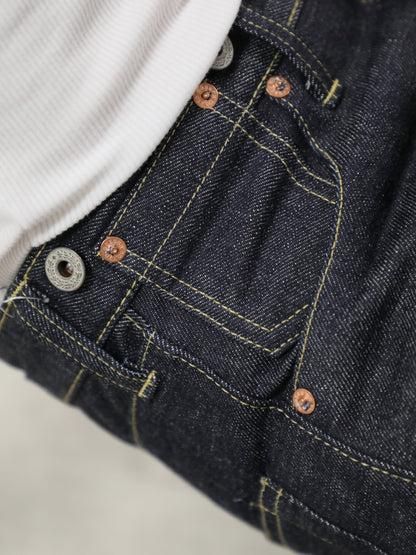 B-1969-XX-RR2011-004 【岡山産 セルビッチデニム】シンチバックジーンズ リジット CINCH BUCKLE SELVEDGE DENIM RIGID