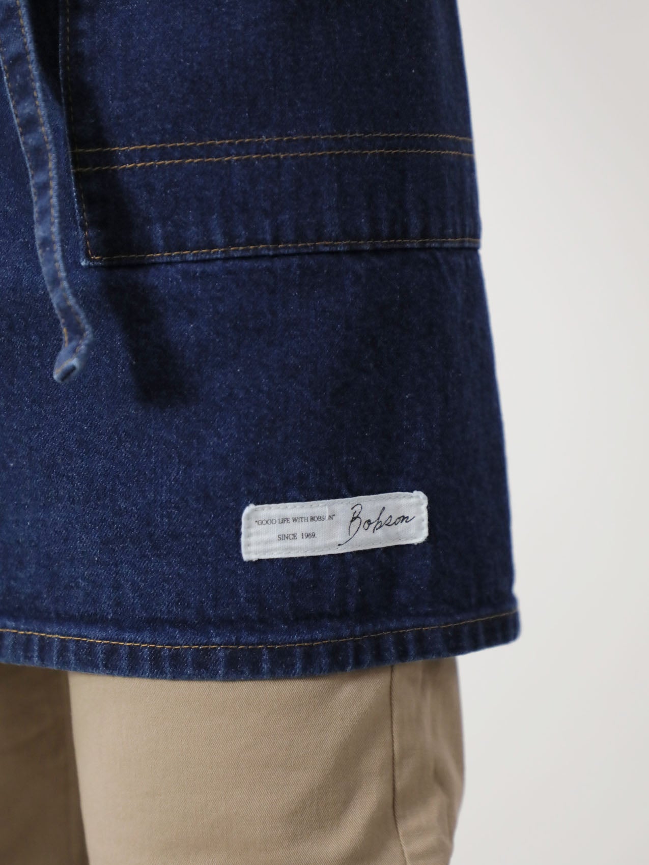 2WAYデニムエプロン ジンバブエ糸×岡山織りデニム【10オンス