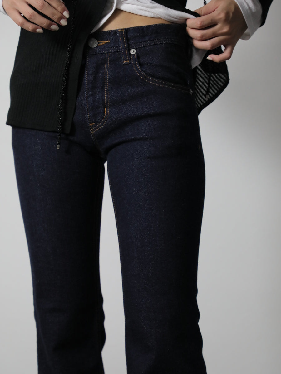 12.5oz ベルボトムジーンズ　ワンウォッシュカラー/ユニセックス