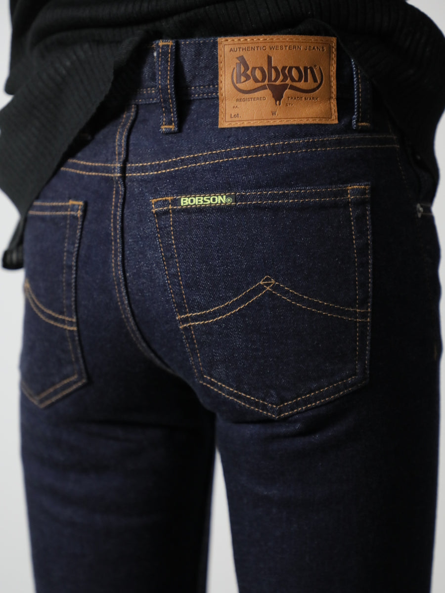 12.5oz ベルボトムジーンズ　ワンウォッシュカラー/ユニセックス