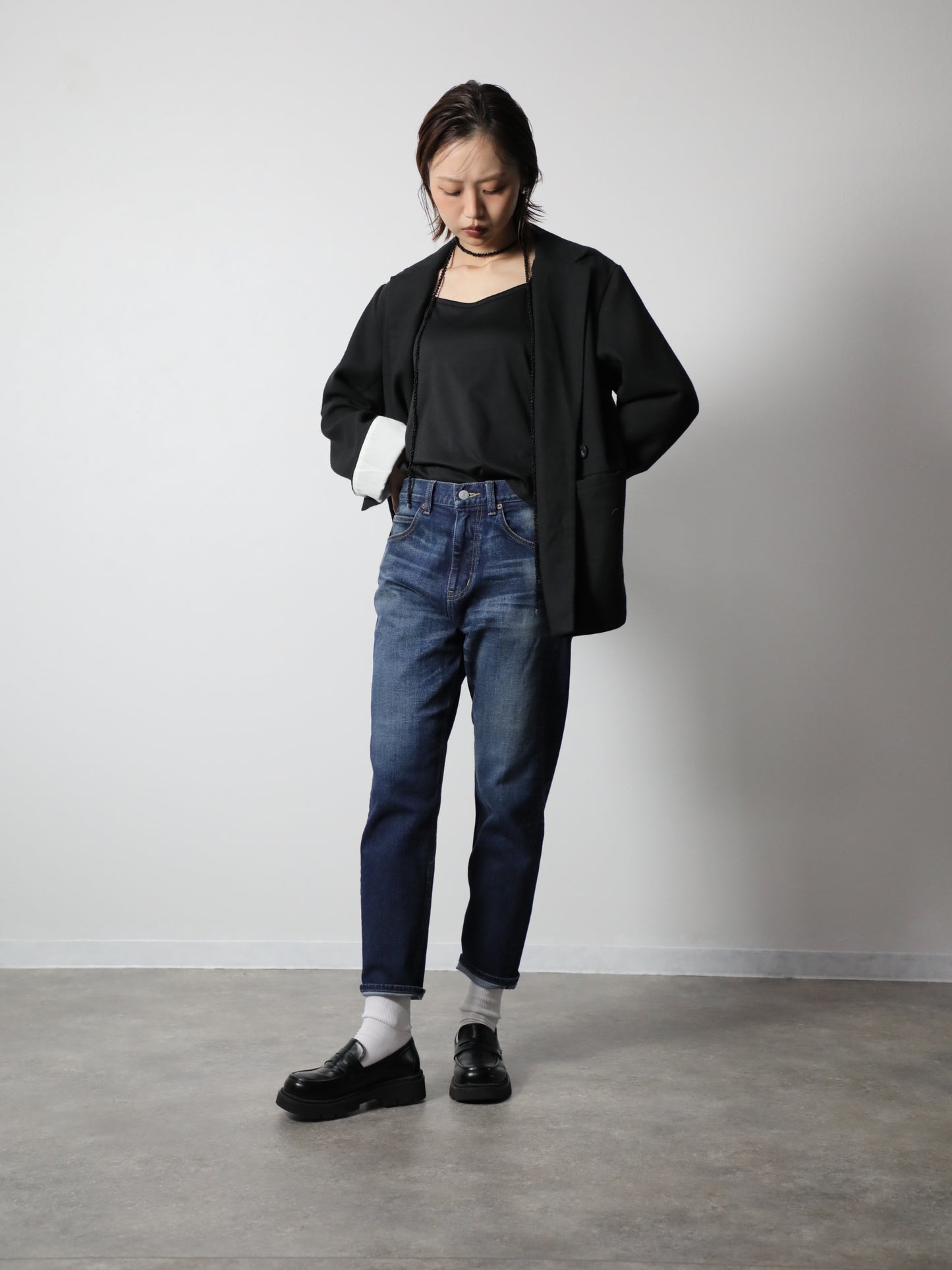 12.5oz ワイドフィットテーパードジーンズ　622型復刻　インディゴカラー/ユニセックス