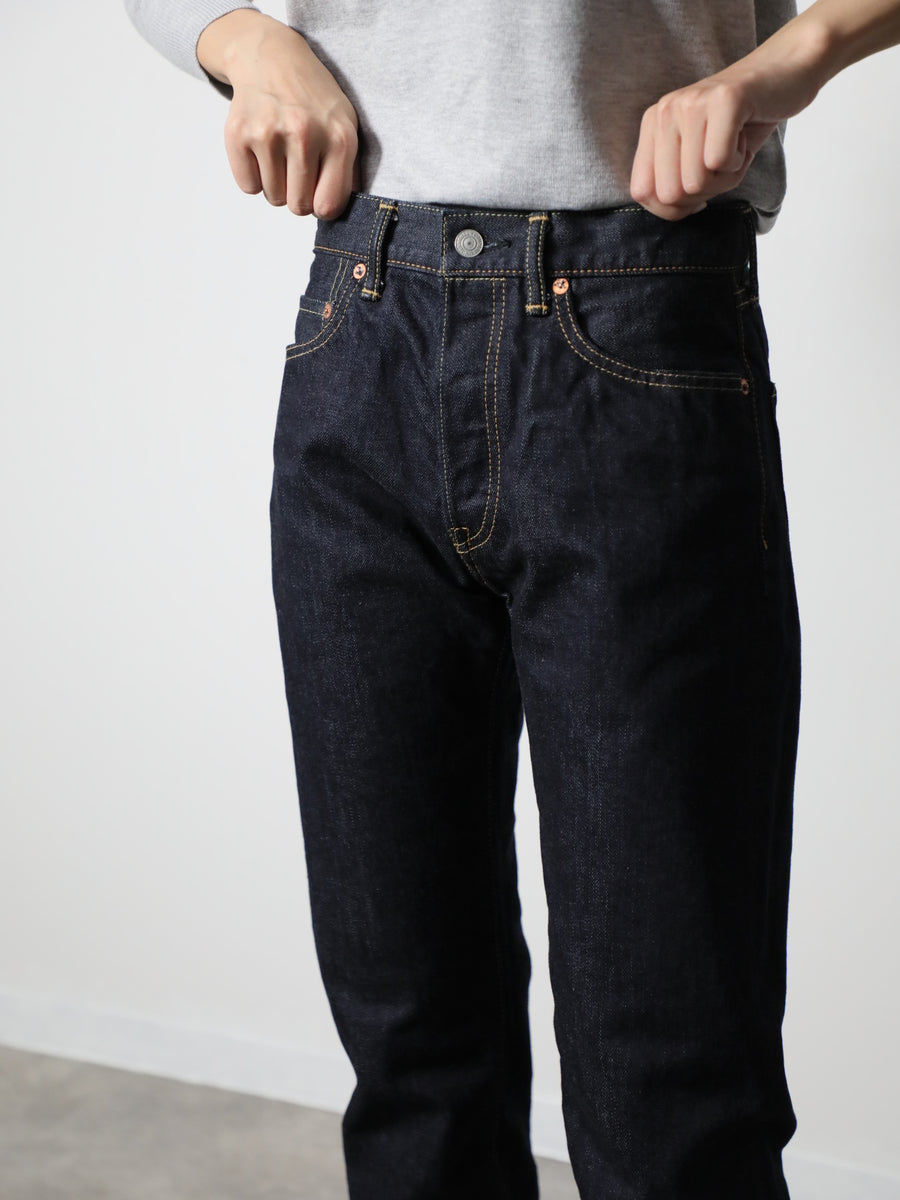 B-1969-XX-J-680　【岡山産 セルビッチデニム】ジーンズワンウオッシュ　Straight Selvedge Denim  Onewash
