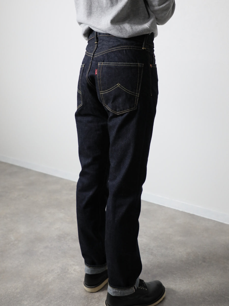 B-1969-XX-J-680　【岡山産 セルビッチデニム】ジーンズワンウオッシュ　Straight Selvedge Denim  Onewash