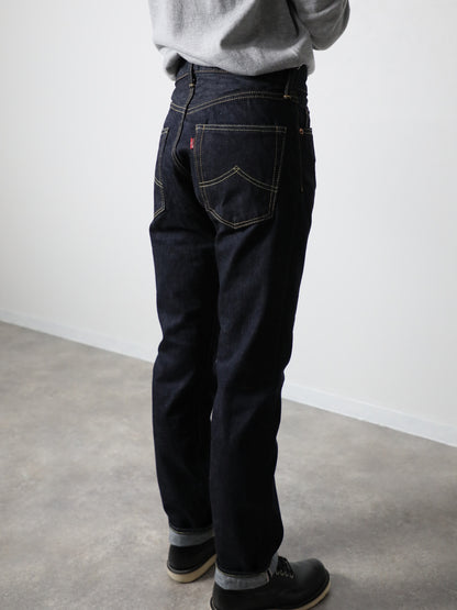 B-1969-XX-J-680　【岡山産 セルビッチデニム】ジーンズワンウオッシュ　Straight Selvedge Denim  Onewash