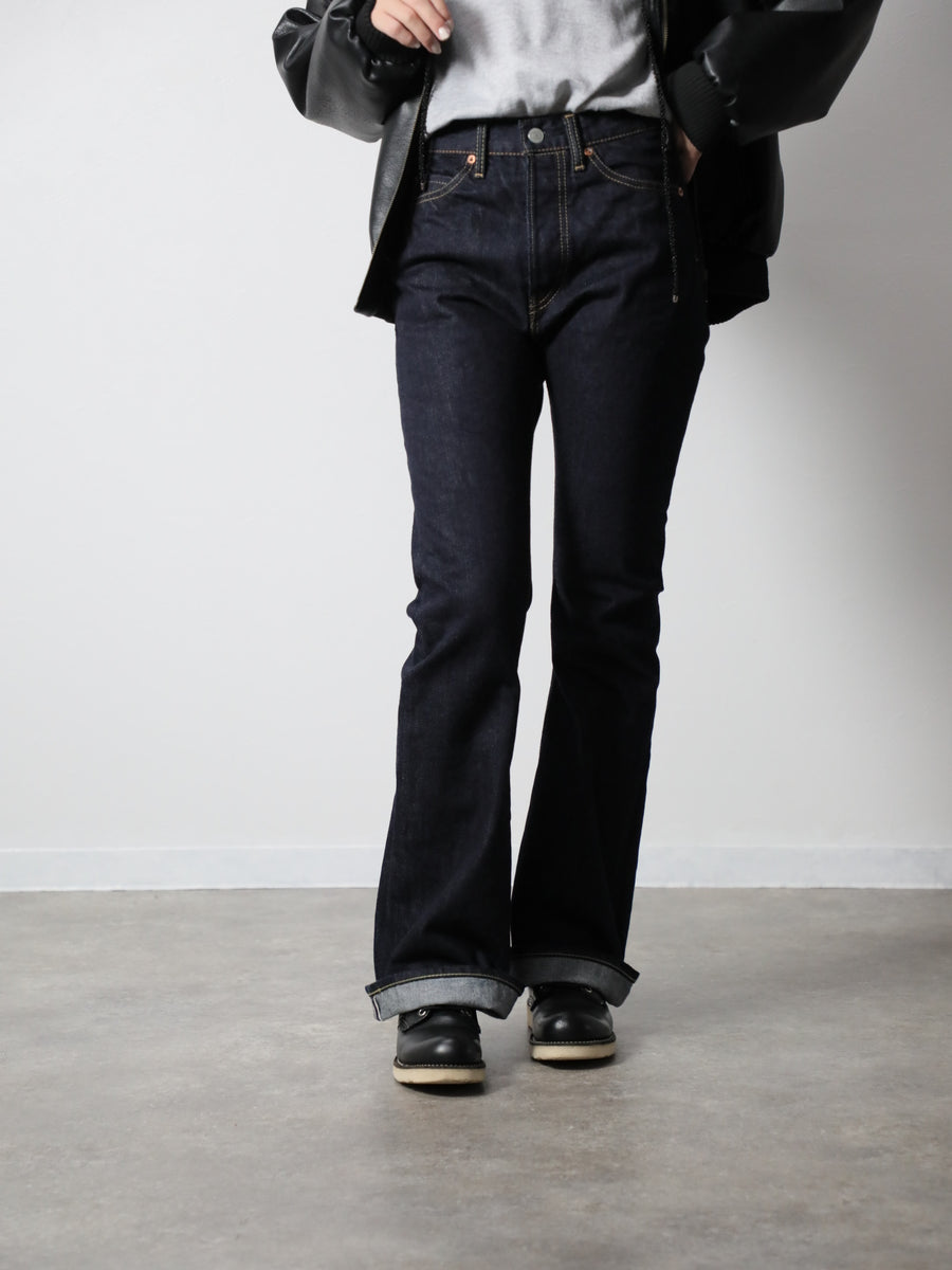 B-1969-XX-F-680 【岡山産 セルビッチデニム】ベルボトム  ワンウォッシュ  BELL-BOTTOM SELVEDGE DENIM ONEWASH