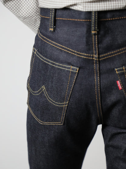B-1969-XX-F-004 【岡山産 セルビッチデニム】ベルボトム リジッド  BELL-BOTTOM SELVEDGE DENIM RIGID