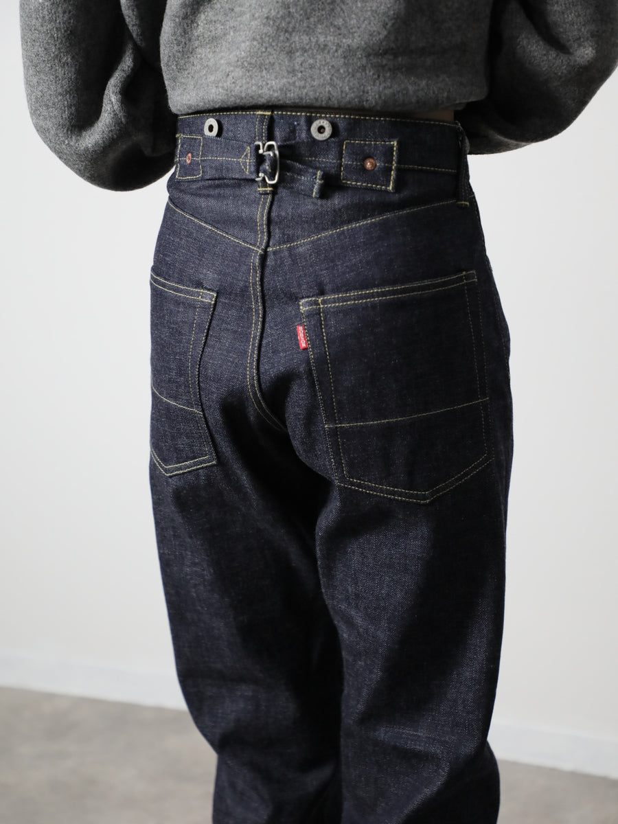 B-1969-XX-RR2011-004 【岡山産 セルビッチデニム】シンチバックジーンズ リジット CINCH BUCKLE SELVEDGE DENIM RIGID