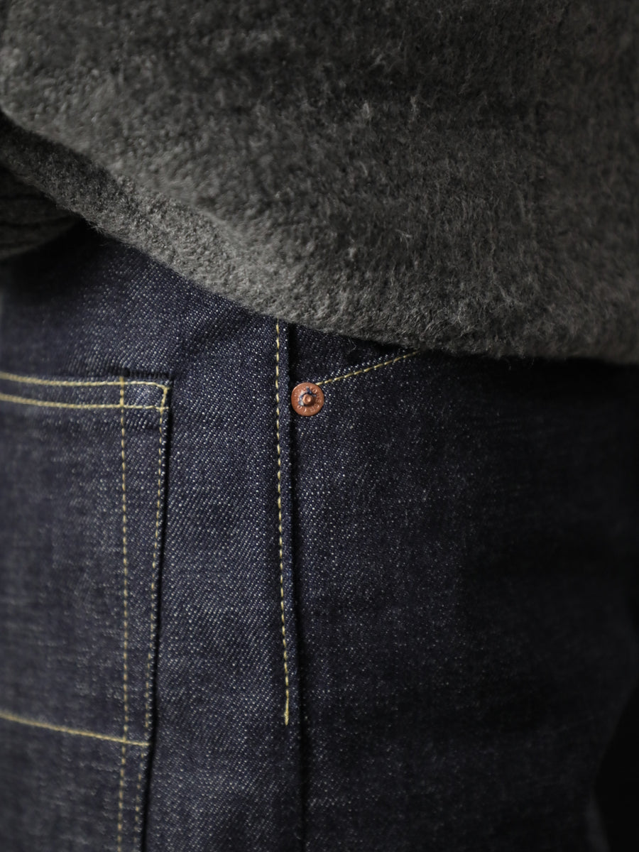 B-1969-XX-RR2011-004 【岡山産 セルビッチデニム】シンチバックジーンズ リジット CINCH BUCKLE SELVEDGE DENIM RIGID