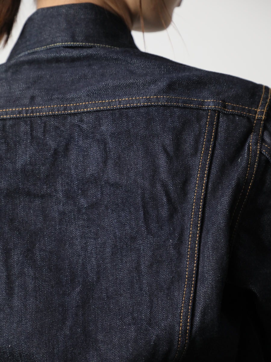 B-1969-XX-G-680　【岡山産 セルビッチデニム】デニムジャケット  Gジャン ワンウオッシュ　Type 3 Selvedge Denim Jacket Onewash