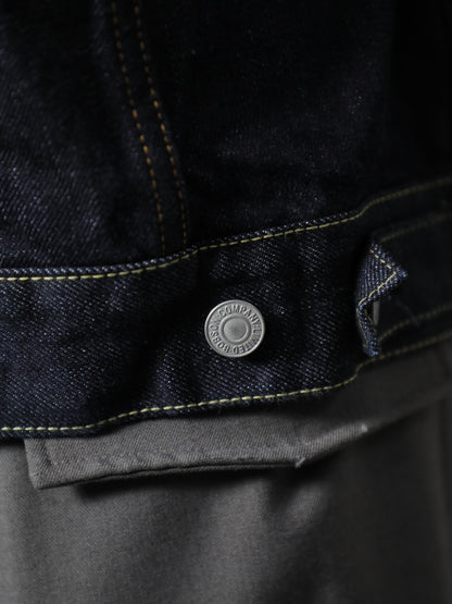 B-1969-XX-G-680　【岡山産 セルビッチデニム】デニムジャケット  Gジャン ワンウオッシュ　Type 3 Selvedge Denim Jacket Onewash