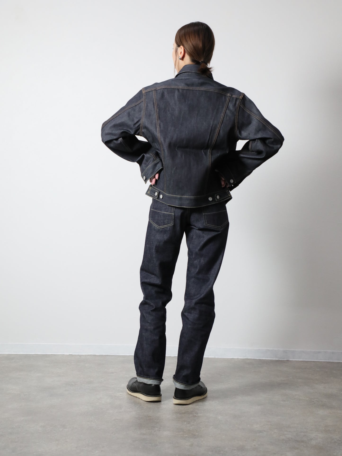 B-1969-XX-RR2011-004 【岡山産 セルビッチデニム】シンチバックジーンズ リジット CINCH BUCKLE SELVEDGE DENIM RIGID