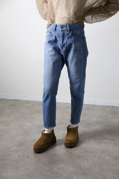 12.5oz ワイドフィットテーパードジーンズ　622型復刻　ブリーチカラー/ユニセックス