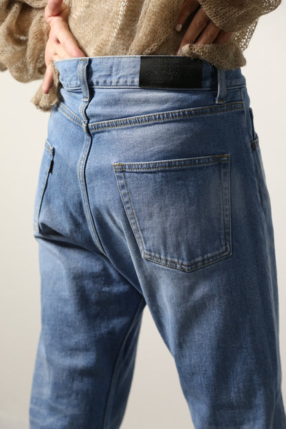 12.5oz ワイドフィットテーパードジーンズ　622型復刻　ブリーチカラー/ユニセックス