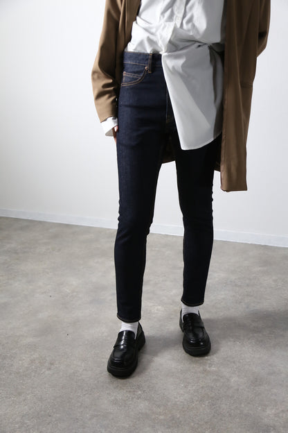 プレミアムジーンズ テーパードストレート　ワンウォッシュ/レディス