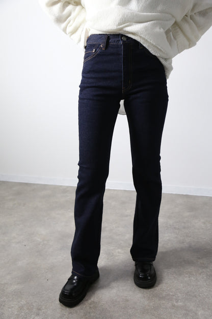 ブーツカットジーンズ　 ワンウォッシュカラー/ユニセックス