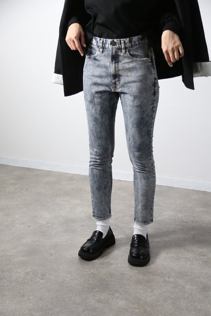 プレミアムジーンズ テーパードストレート　クラウドケミカルカラー/レディス