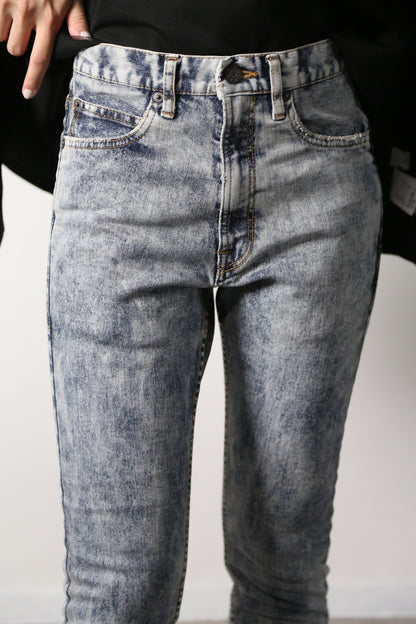 プレミアムジーンズ テーパードストレート　クラウドケミカルカラー/レディス