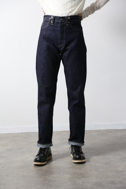 B-1969-XX-RR2011-680 【岡山産 セルビッチデニム】シンチバックジーンズ ワンウォッシュ CINCH BUCKLE SELVEDGE DENIM ONEWASH
