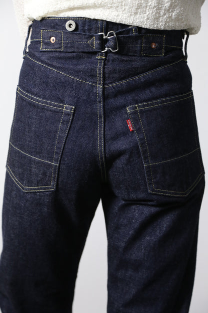 B-1969-XX-RR2011-680 【岡山産 セルビッチデニム】シンチバックジーンズ ワンウォッシュ CINCH BUCKLE SELVEDGE DENIM ONEWASH