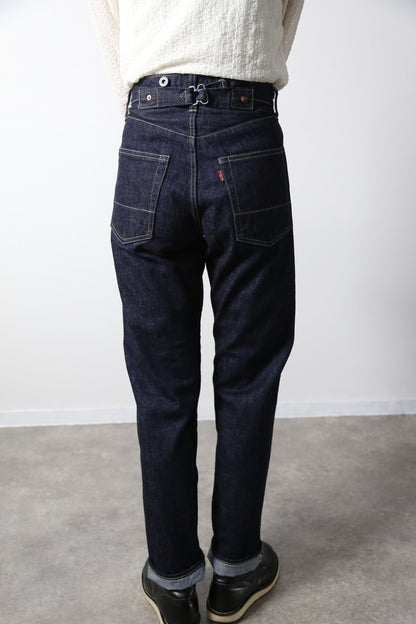 B-1969-XX-RR2011-680 【岡山産 セルビッチデニム】シンチバックジーンズ ワンウォッシュ CINCH BUCKLE SELVEDGE DENIM ONEWASH