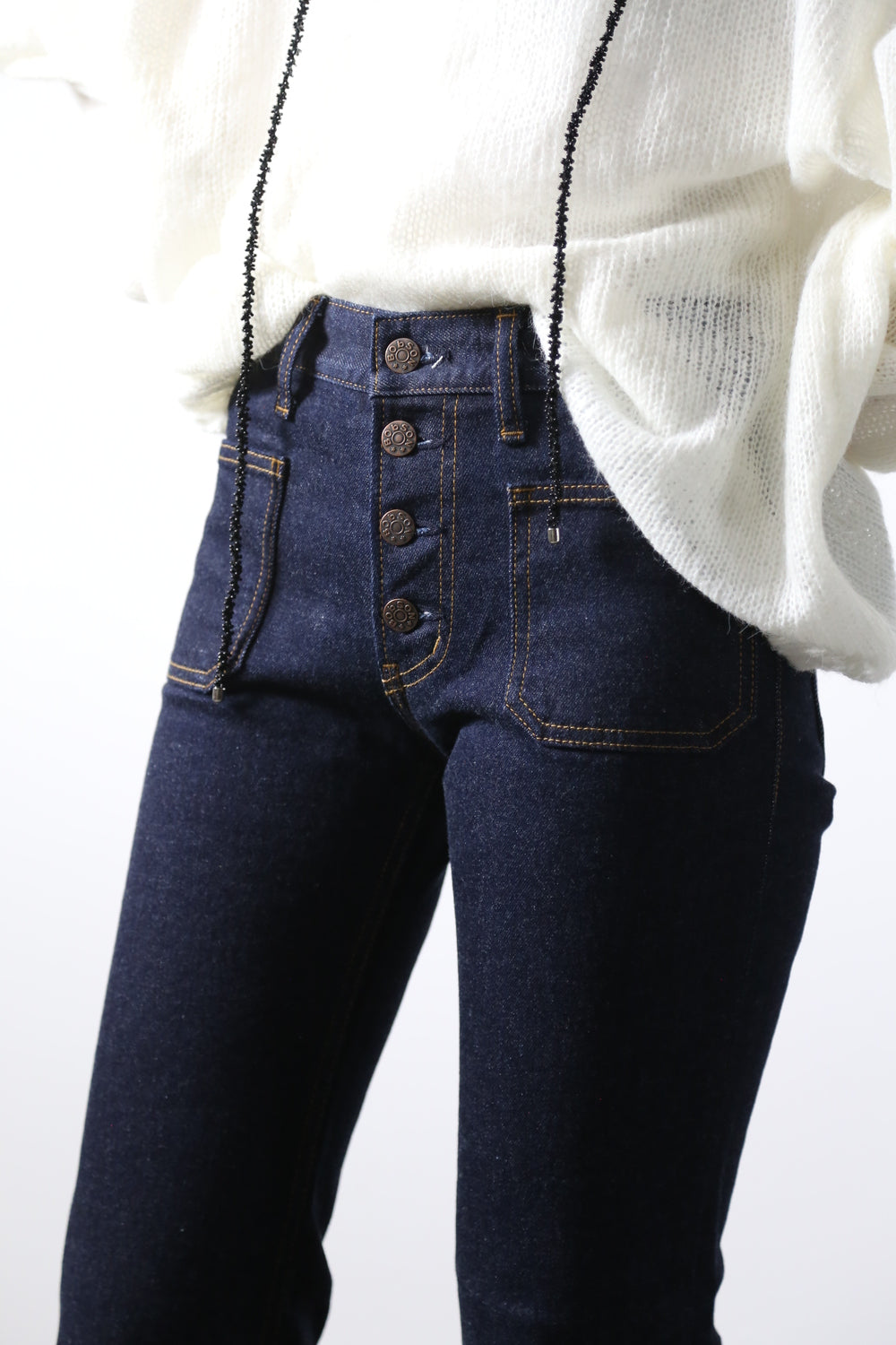 【岡山デニム】ベルボトムジーンズ 貼りポケタイプ