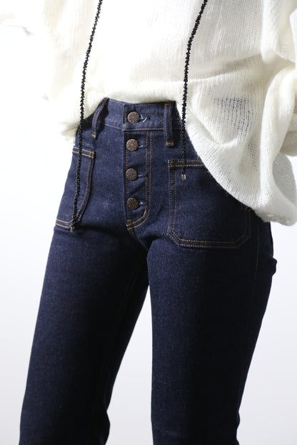 【岡山デニム】ベルボトムジーンズ 貼りポケタイプ